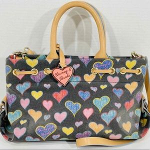 Dooney & Bourke heart bag.